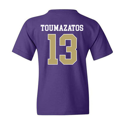 JMU - NCAA Women's Volleyball : Ana Toumazatos - Youth T-Shirt-1