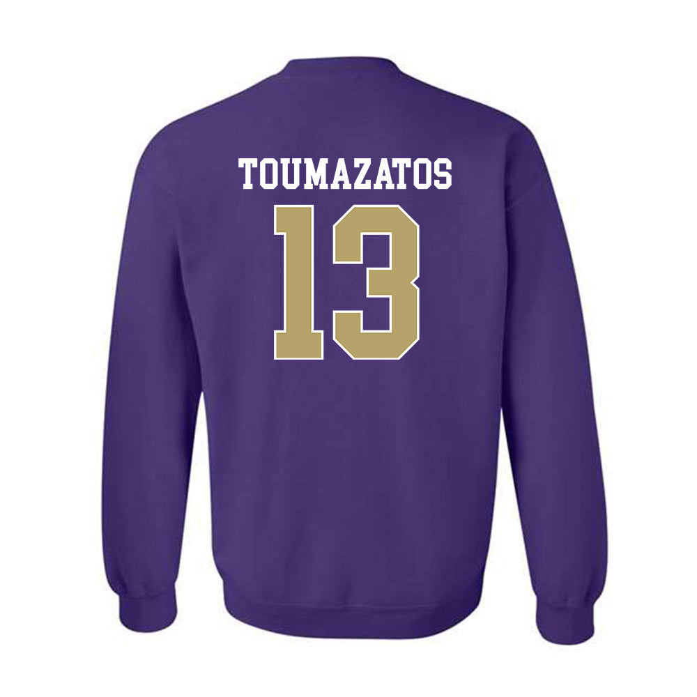 JMU - NCAA Women's Volleyball : Ana Toumazatos - Crewneck Sweatshirt-1