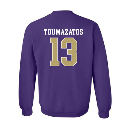 JMU - NCAA Women's Volleyball : Ana Toumazatos - Crewneck Sweatshirt-1