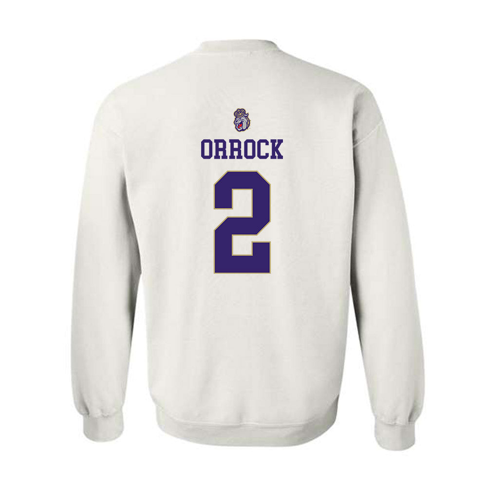 JMU - NCAA Women's Soccer : Audrey Orrock - Replica Shersey Crewneck Sweatshirt-1