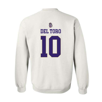 JMU - NCAA Women's Soccer : Olivia Del Toro - Replica Shersey Crewneck Sweatshirt-1