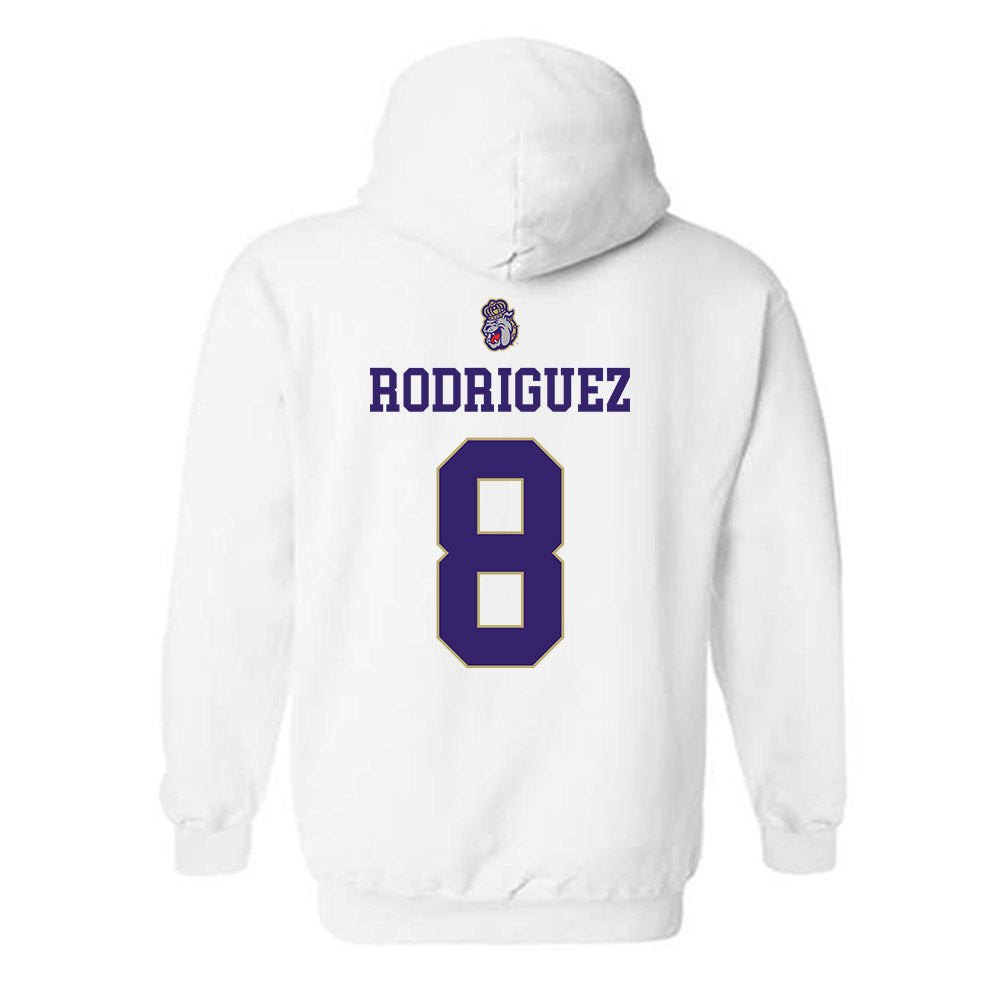 JMU - NCAA Men's Soccer : Zemi Rodriguez - Replica Shersey Hooded Sweatshirt-1