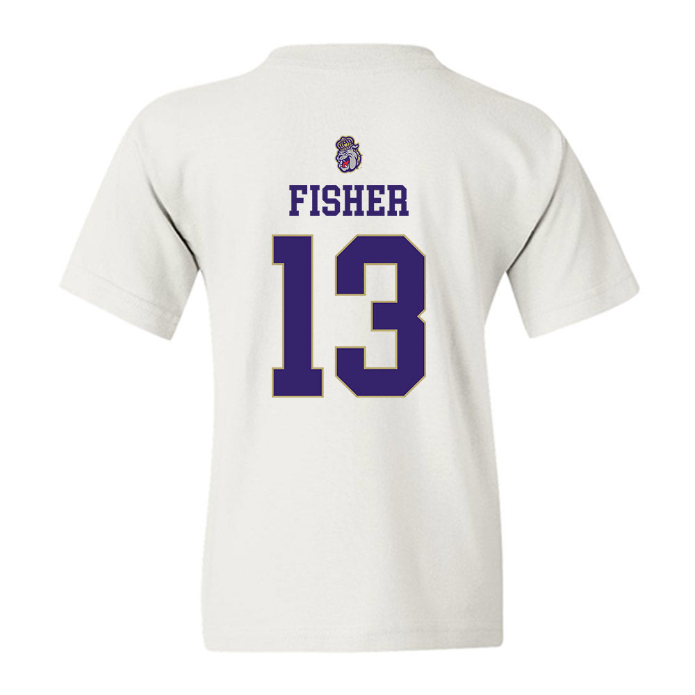 JMU - NCAA Women's Soccer : Abby Fisher - Replica Shersey Youth T-Shirt-1