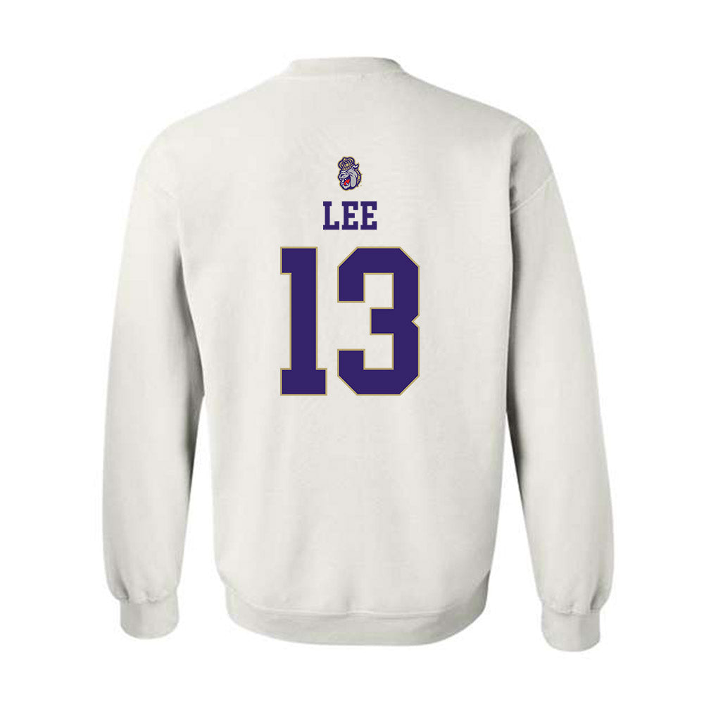 JMU - NCAA Men's Soccer : David Lee - Replica Shersey Crewneck Sweatshirt-1