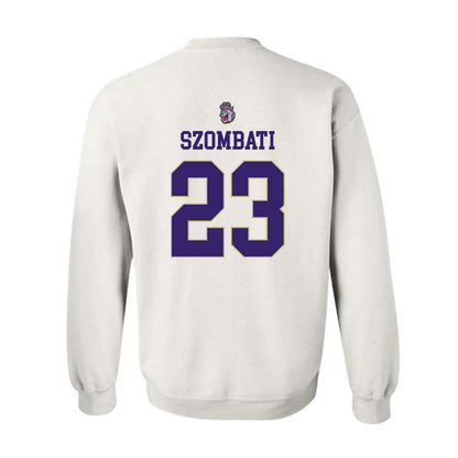 JMU - NCAA Women's Soccer : Kata Szombati - Replica Shersey Crewneck Sweatshirt-1