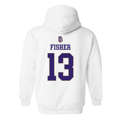 JMU - NCAA Women's Soccer : Abby Fisher - Replica Shersey Hooded Sweatshirt-1