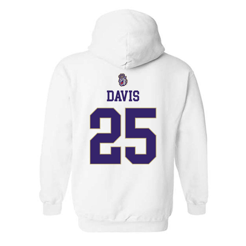 JMU - NCAA Women's Soccer : Abigail Davis - Replica Shersey Hooded Sweatshirt-1