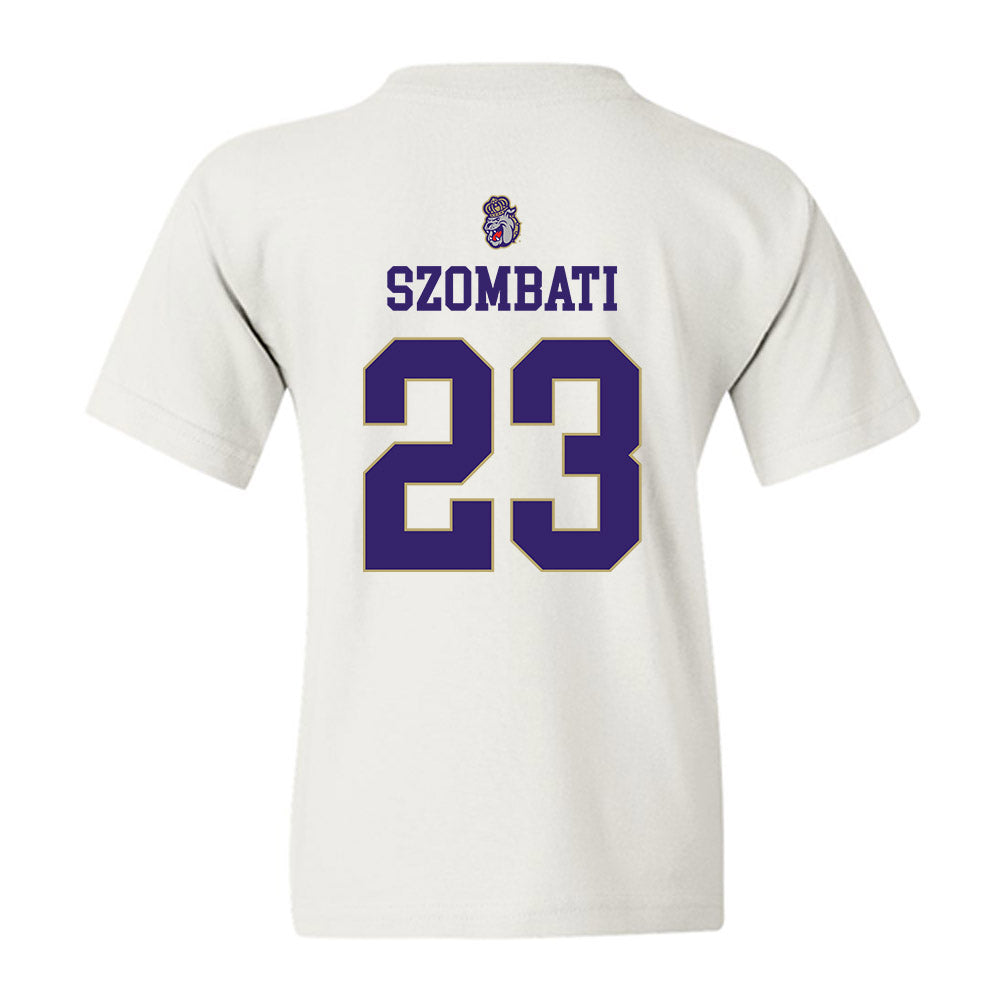 JMU - NCAA Women's Soccer : Kata Szombati - Replica Shersey Youth T-Shirt-1