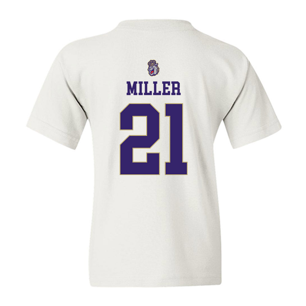 JMU - NCAA Men's Soccer : Tyler Miller - Replica Shersey Youth T-Shirt-1