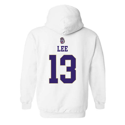 JMU - NCAA Men's Soccer : David Lee - Replica Shersey Hooded Sweatshirt-1