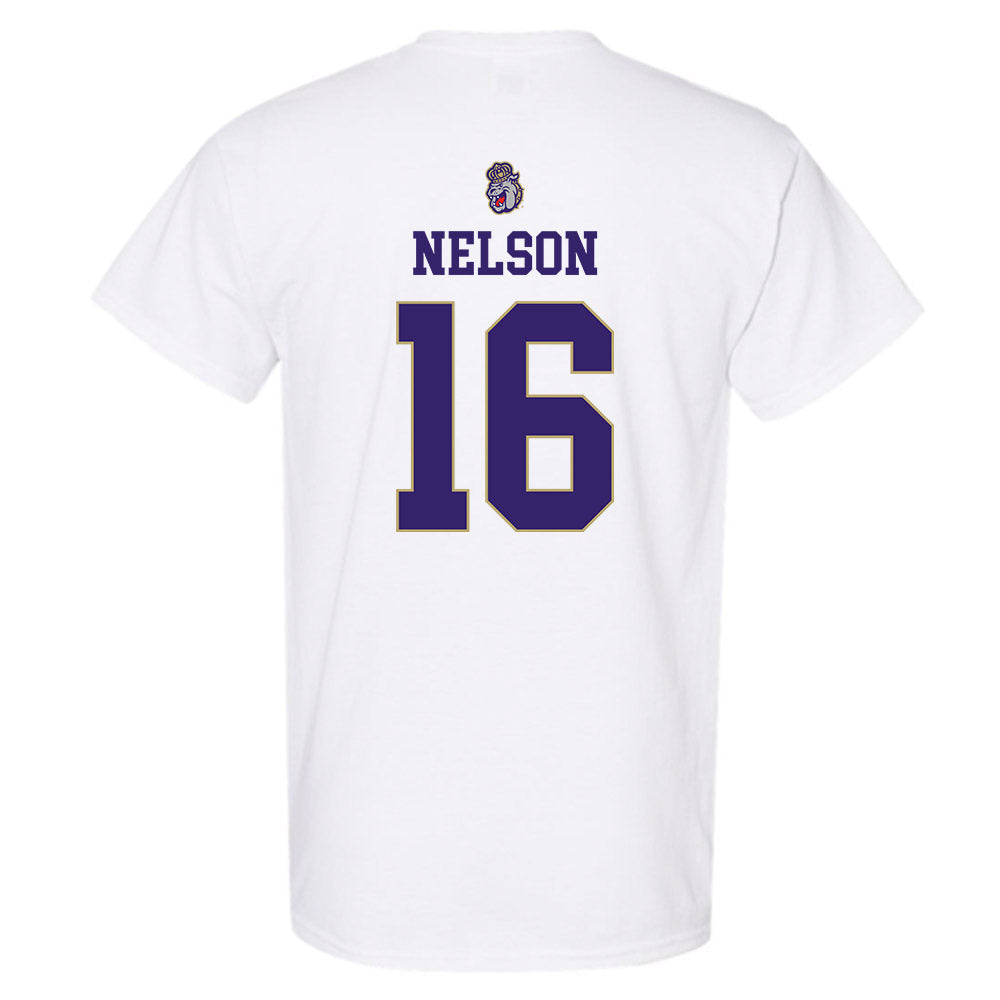 JMU - NCAA Women's Soccer : chloe nelson - Replica Shersey T-Shirt-1