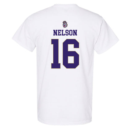 JMU - NCAA Women's Soccer : chloe nelson - Replica Shersey T-Shirt-1