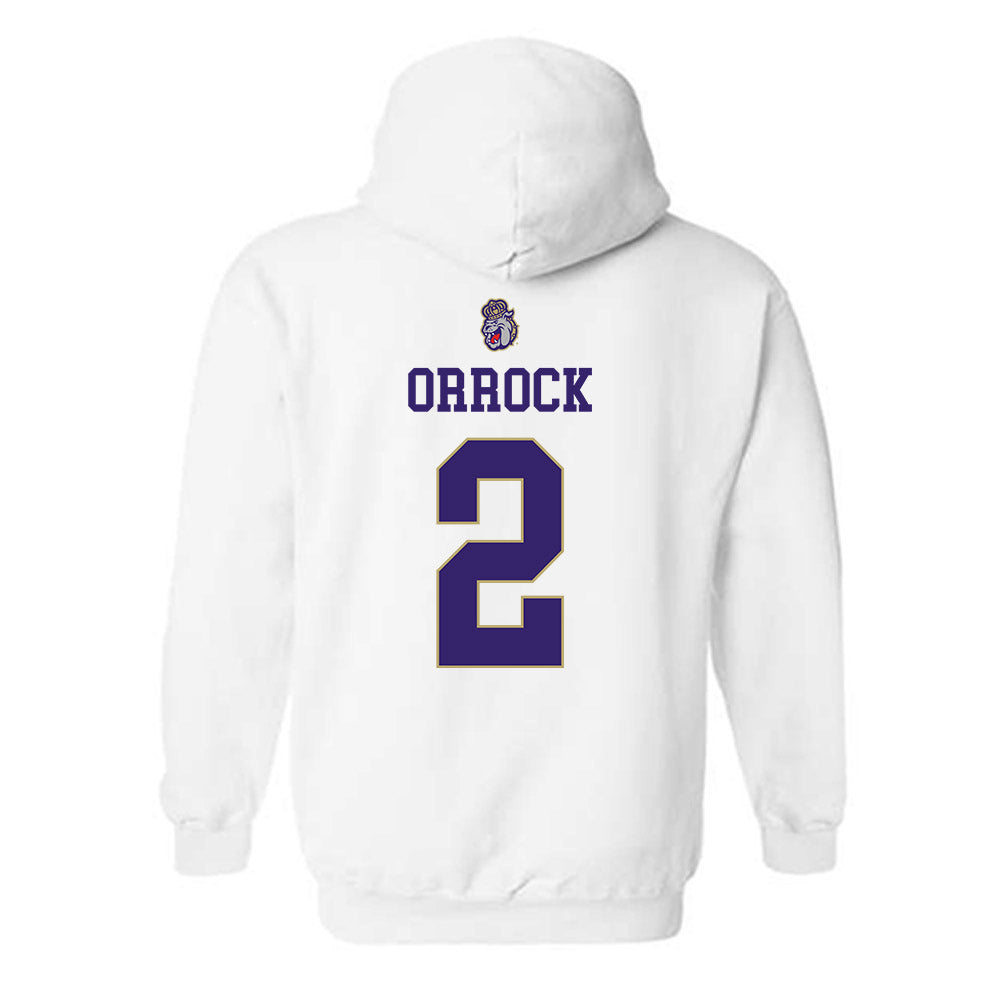 JMU - NCAA Women's Soccer : Audrey Orrock - Replica Shersey Hooded Sweatshirt-1