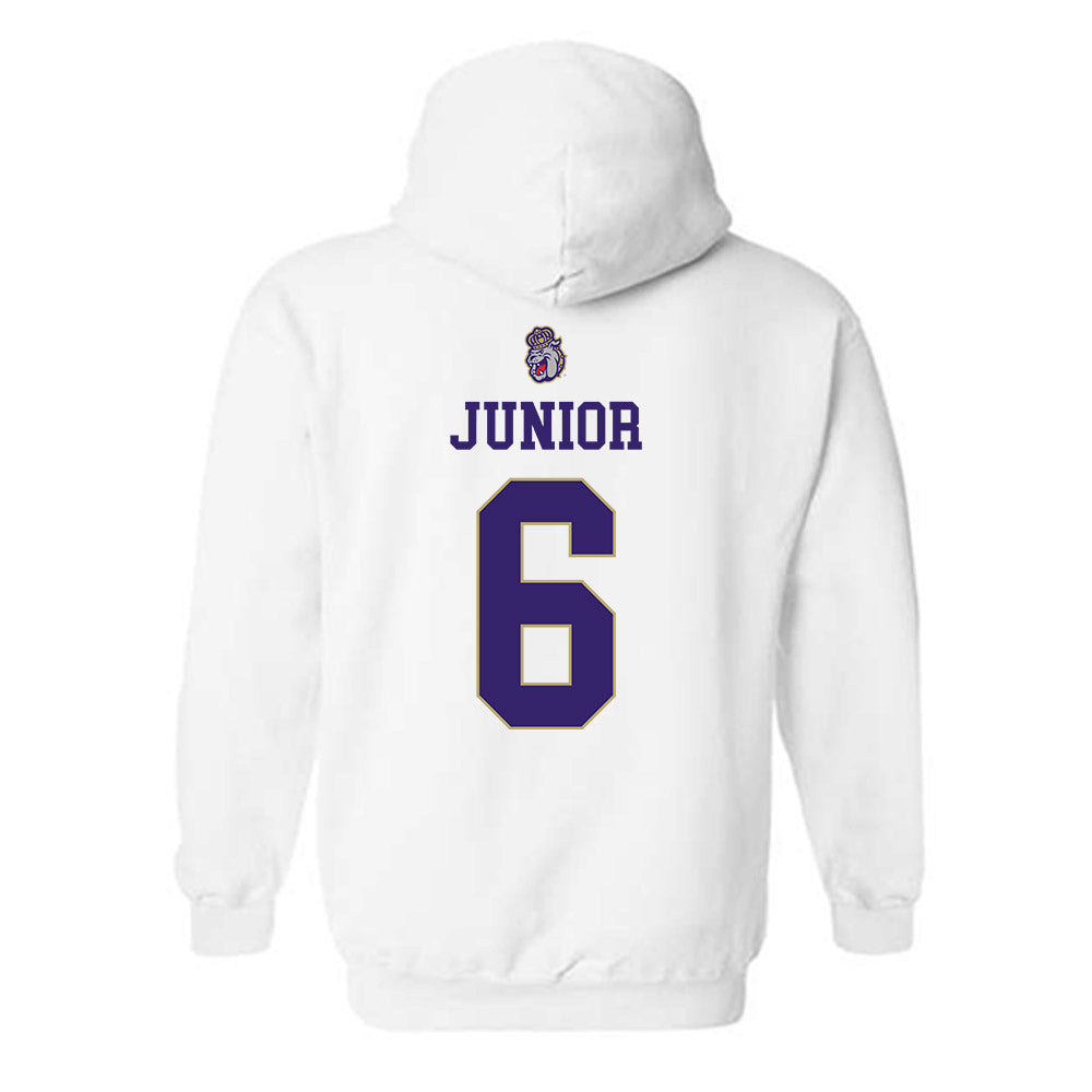 JMU - NCAA Men's Soccer : Florentino Junior - Replica Shersey Hooded Sweatshirt-1