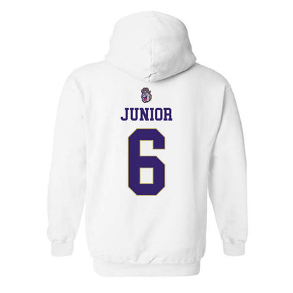 JMU - NCAA Men's Soccer : Florentino Junior - Replica Shersey Hooded Sweatshirt-1