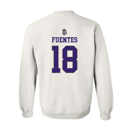 JMU - NCAA Men's Soccer : Lucho Fuentes - Replica Shersey Crewneck Sweatshirt-1