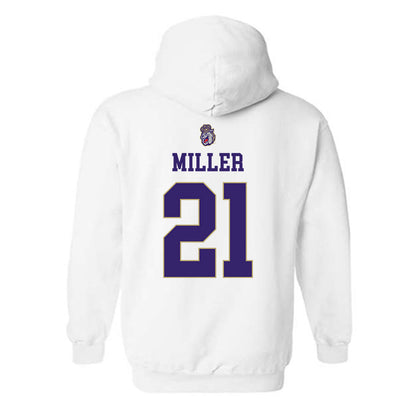 JMU - NCAA Men's Soccer : Tyler Miller - Replica Shersey Hooded Sweatshirt-1