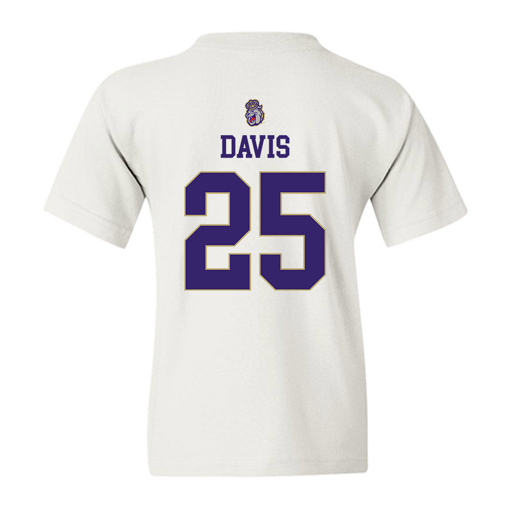 JMU - NCAA Women's Soccer : Abigail Davis - Replica Shersey Youth T-Shirt-1