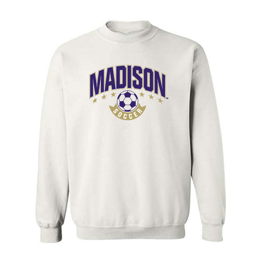 JMU - NCAA Women's Soccer : Abby Fisher - Replica Shersey Crewneck Sweatshirt-0
