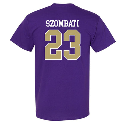JMU - NCAA Women's Soccer : Kata Szombati - T-Shirt-1