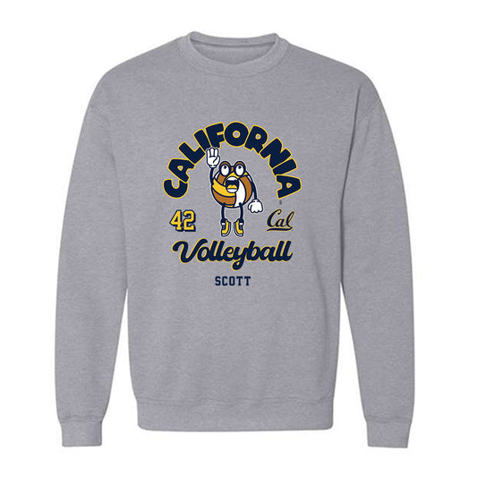 UC Berkeley - NCAA Women's Volleyball : Sophie Scott - Fashion Shersey Crewneck Sweatshirt-0