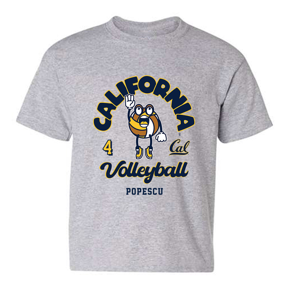 UC Berkeley - NCAA Women's Volleyball : Francesca Popescu - Fashion Shersey Youth T-Shirt-0