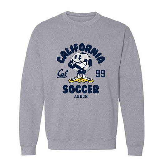UC Berkeley - NCAA Men's Soccer : Zack Andoh - Fashion Shersey Crewneck Sweatshirt-0