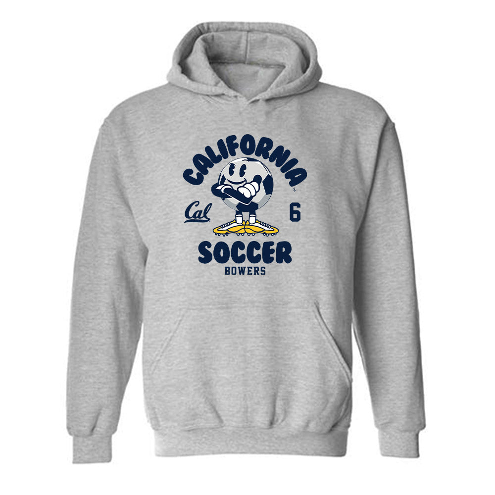 UC Berkeley - NCAA Men's Soccer : Jack Bowers - Fashion Shersey Hooded Sweatshirt-0