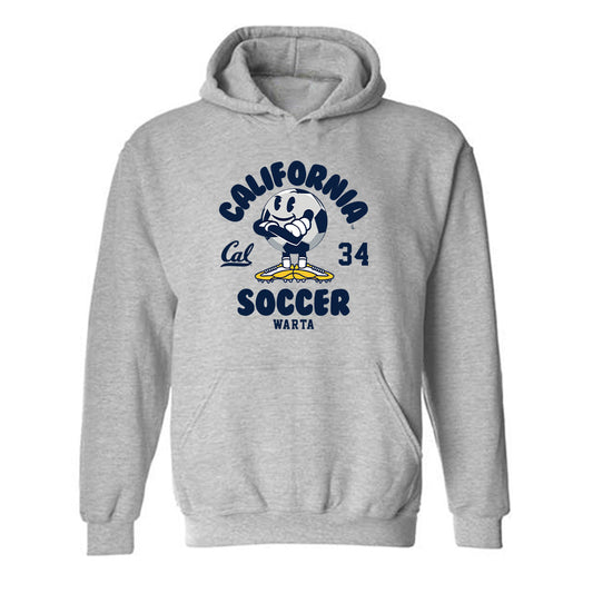 UC Berkeley - NCAA Women's Soccer : Emelia Warta - Fashion Shersey Hooded Sweatshirt-0