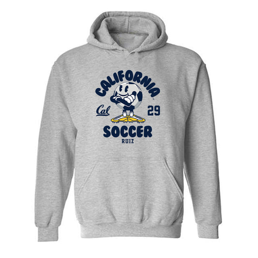 UC Berkeley - NCAA Men's Soccer : Nico Ruiz - Fashion Shersey Hooded Sweatshirt-0