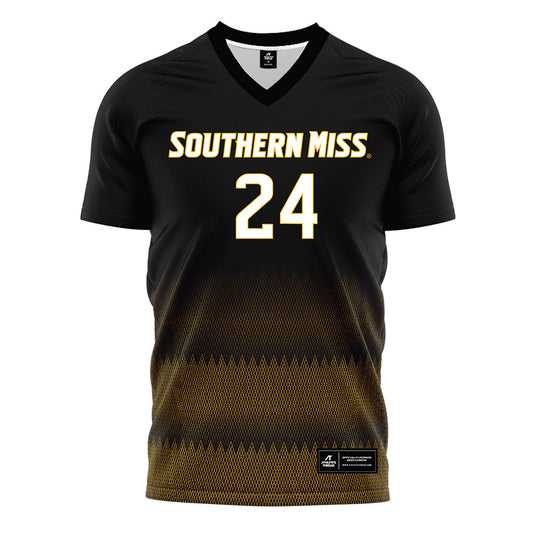 Southern Miss - NCAA Women's Soccer : Chloe Taylor - Black Soccer Jersey-0