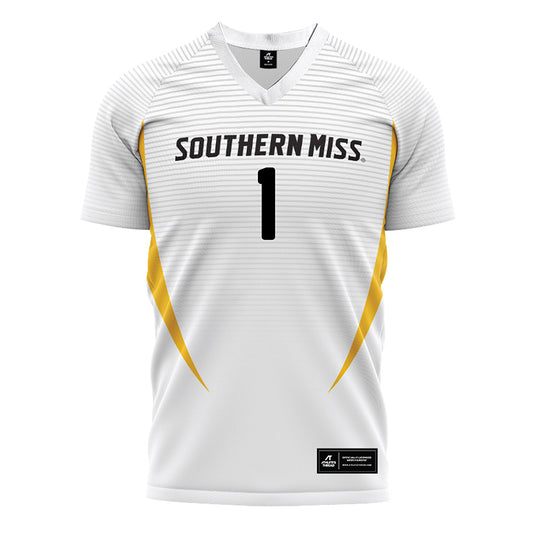 Southern Miss - NCAA Women's Soccer : Maddie Ellis - White Soccer Jersey-0