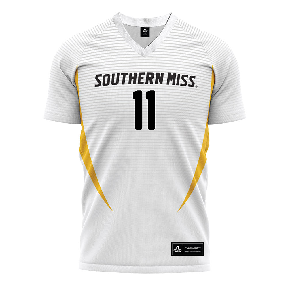 Southern Miss - NCAA Women's Soccer : Adaira Nakano - White Soccer Jersey-0