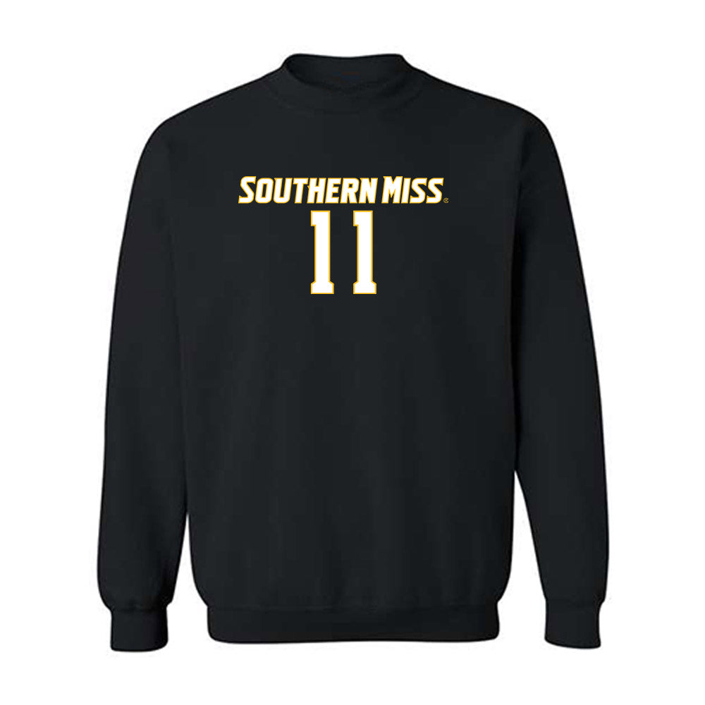Southern Miss - NCAA Women's Soccer : Adaira Nakano - Replica Shersey Crewneck Sweatshirt-0