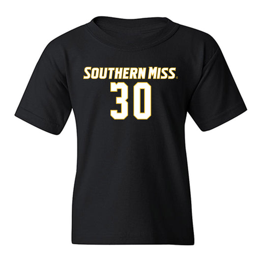 Southern Miss - NCAA Women's Soccer : Avery Aldrette - Replica Shersey Youth T-Shirt-0