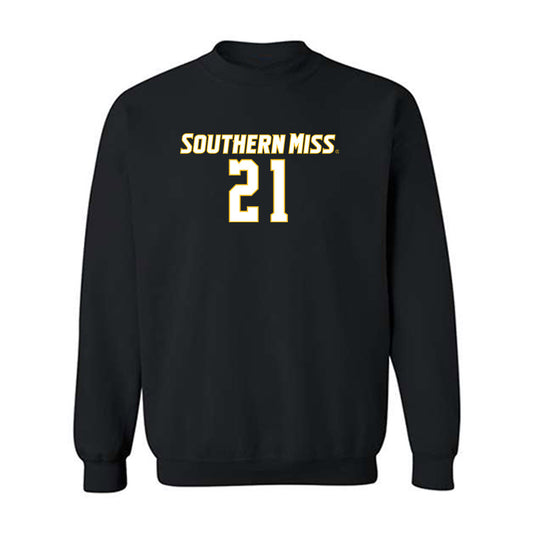 Southern Miss - NCAA Women's Soccer : Elizabeth Corrigan - Replica Shersey Crewneck Sweatshirt-0