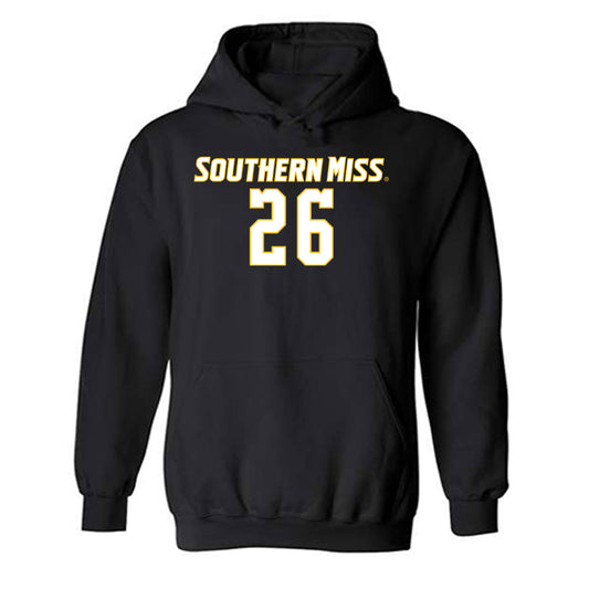 Southern Miss - NCAA Women's Soccer : Rhiley Potteiger - Replica Shersey Hooded Sweatshirt-0