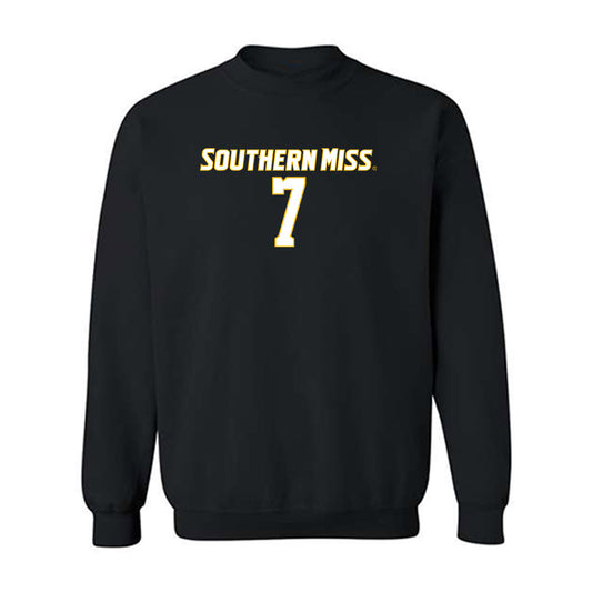 Southern Miss - NCAA Women's Soccer : Fatim Bangus - Replica Shersey Crewneck Sweatshirt-0