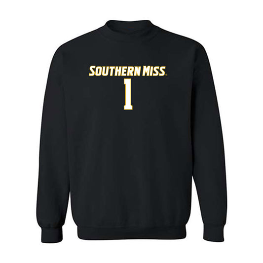 Southern Miss - NCAA Women's Soccer : Maddie Ellis - Replica Shersey Crewneck Sweatshirt-0