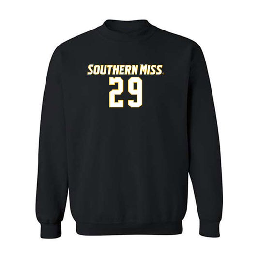 Southern Miss - NCAA Women's Soccer : Ava Bynes - Replica Shersey Crewneck Sweatshirt-0