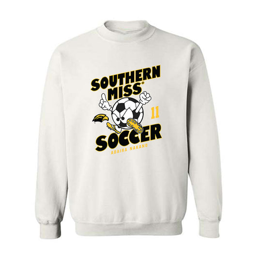 Southern Miss - NCAA Women's Soccer : Adaira Nakano - Fashion Shersey Crewneck Sweatshirt-0