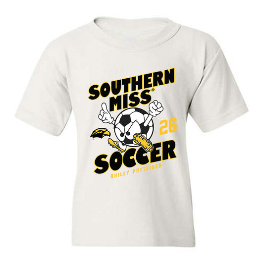 Southern Miss - NCAA Women's Soccer : Rhiley Potteiger - Fashion Shersey Youth T-Shirt-0