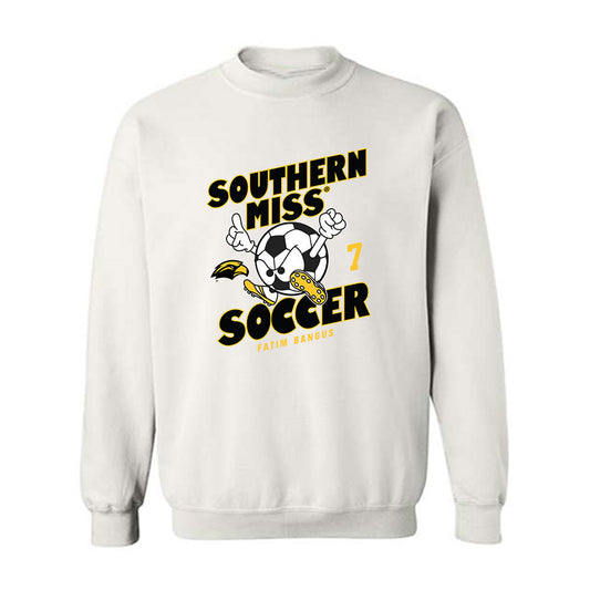 Southern Miss - NCAA Women's Soccer : Fatim Bangus - Fashion Shersey Crewneck Sweatshirt-0