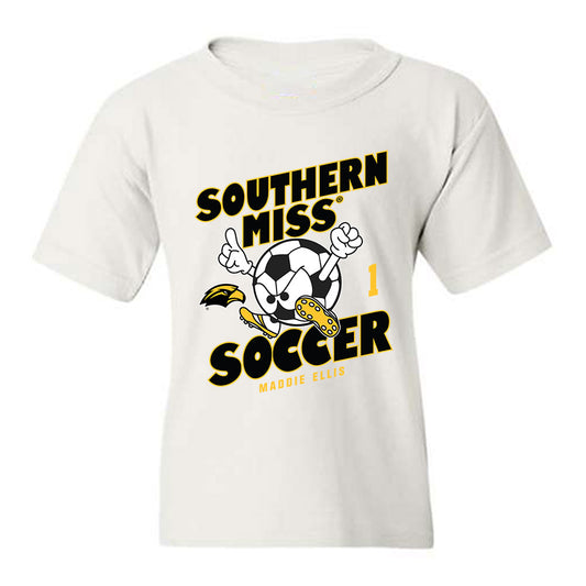 Southern Miss - NCAA Women's Soccer : Maddie Ellis - Fashion Shersey Youth T-Shirt-0