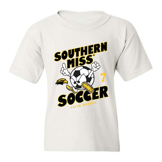 Southern Miss - NCAA Women's Soccer : Fatim Bangus - Fashion Shersey Youth T-Shirt-0