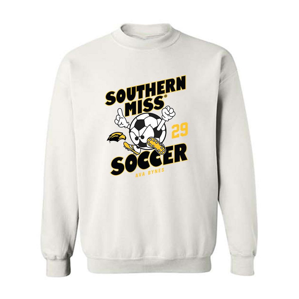 Southern Miss - NCAA Women's Soccer : Ava Bynes - Fashion Shersey Crewneck Sweatshirt-0