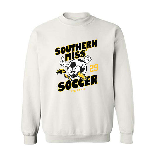 Southern Miss - NCAA Women's Soccer : Ava Bynes - Fashion Shersey Crewneck Sweatshirt-0