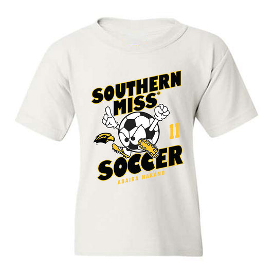 Southern Miss - NCAA Women's Soccer : Adaira Nakano - Fashion Shersey Youth T-Shirt-0