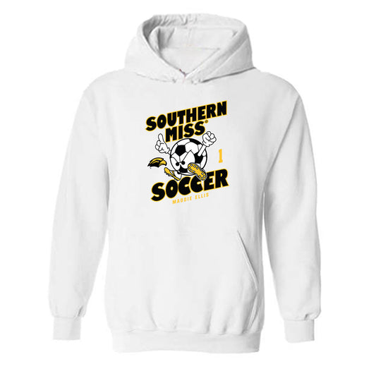 Southern Miss - NCAA Women's Soccer : Maddie Ellis - Fashion Shersey Hooded Sweatshirt-0