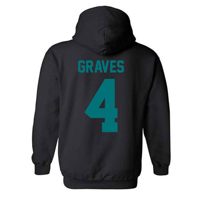Coastal Carolina - NCAA Football : Bryson Graves - Classic Shersey Hooded Sweatshirt-1